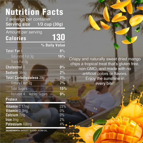 Baked Mango Chips 2.47oz
