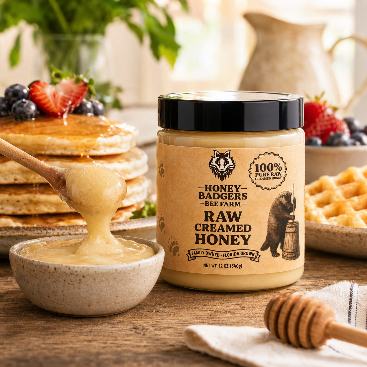Raw Creamed Honey