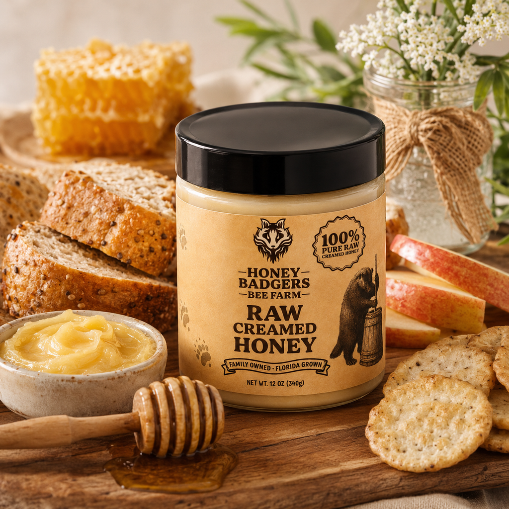 Raw Creamed Honey